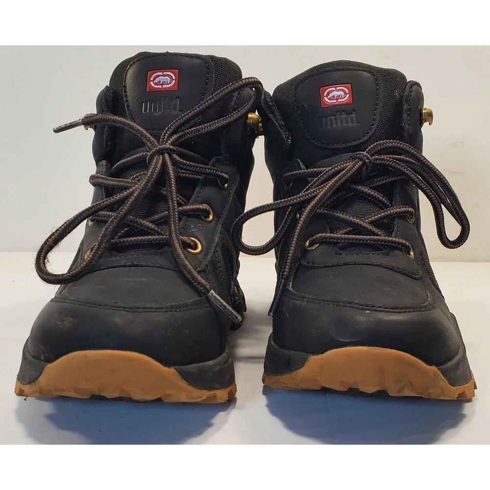 Ecko Unltd Men 4 Black‎ High Top Hiking Boots Gum Sole 59950/09JOSEPH14B